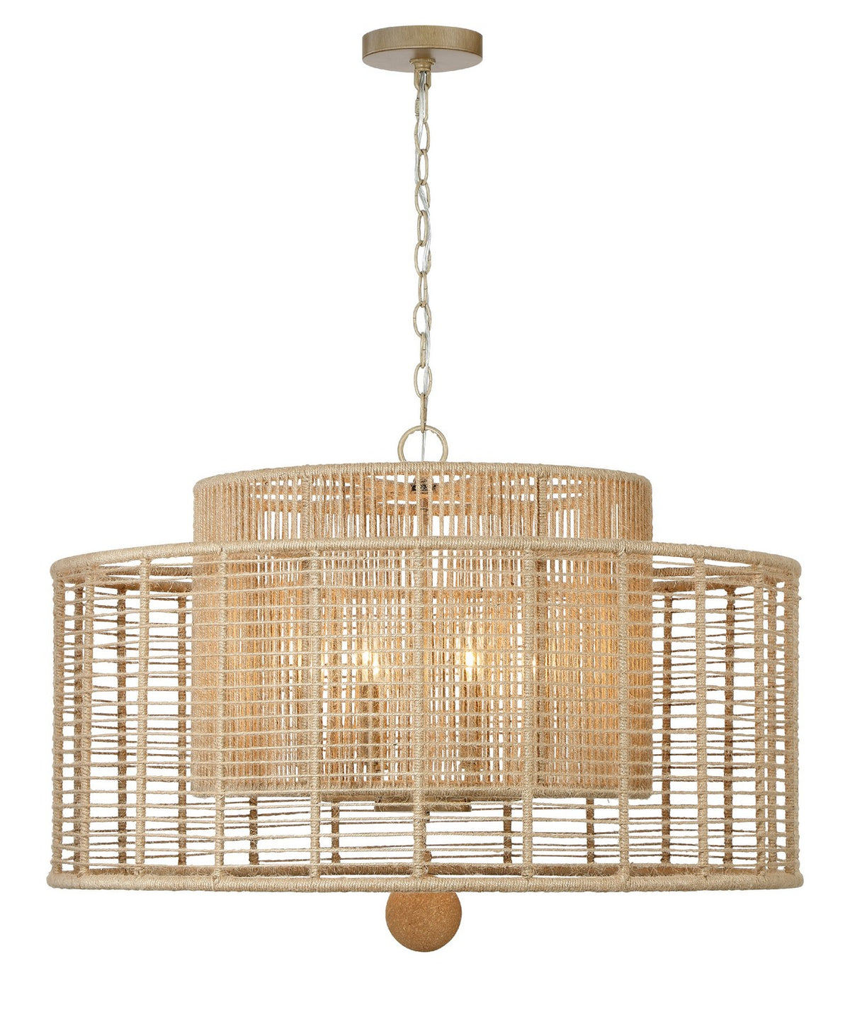 Jayna Eight Light Chandelier in Burnished Silver