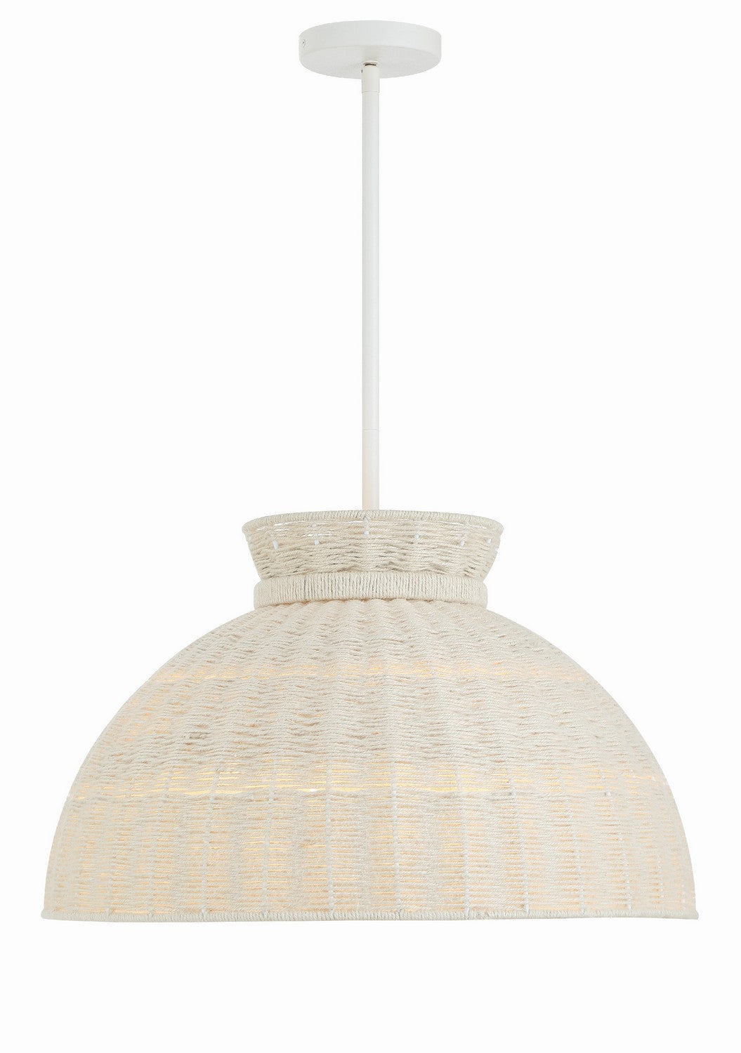 Reese Four Light Pendant in Matte White