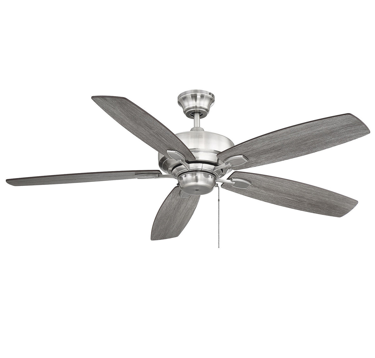 Wind Star 52" Ceiling Fan in Brushed Pewter
