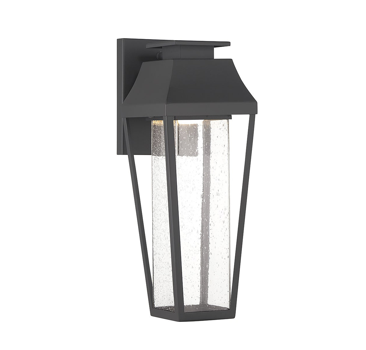 Brookline LED Outdoor Wall Lantern in Matte Black