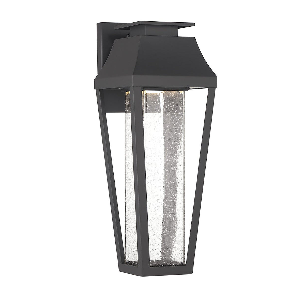 Brookline LED Outdoor Wall Lantern in Matte Black
