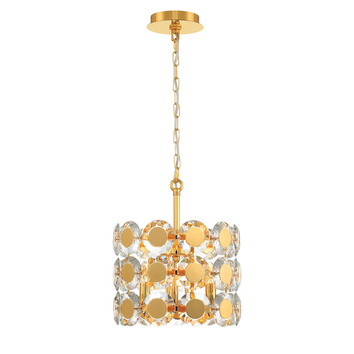 PERRENE -CHD-3LT-14IN-GD-CL in Gold