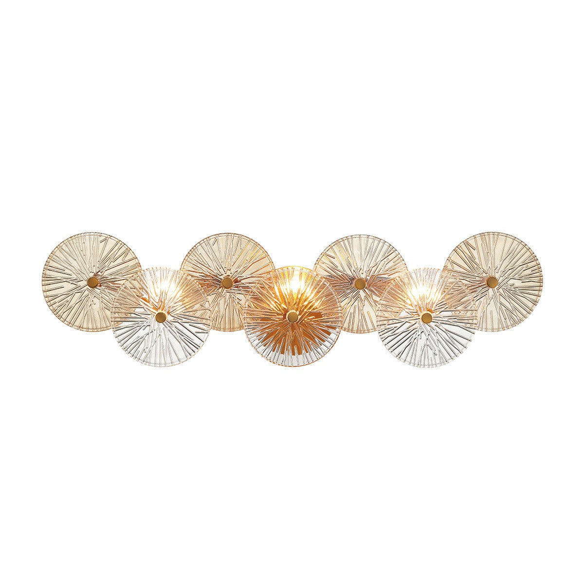 Sue-Anne Three Light Vanity in Matte Gold
