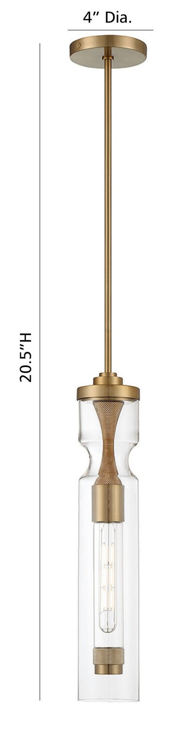 MISTERO -PEN-21IN-SN-CL in Satin Nickel
