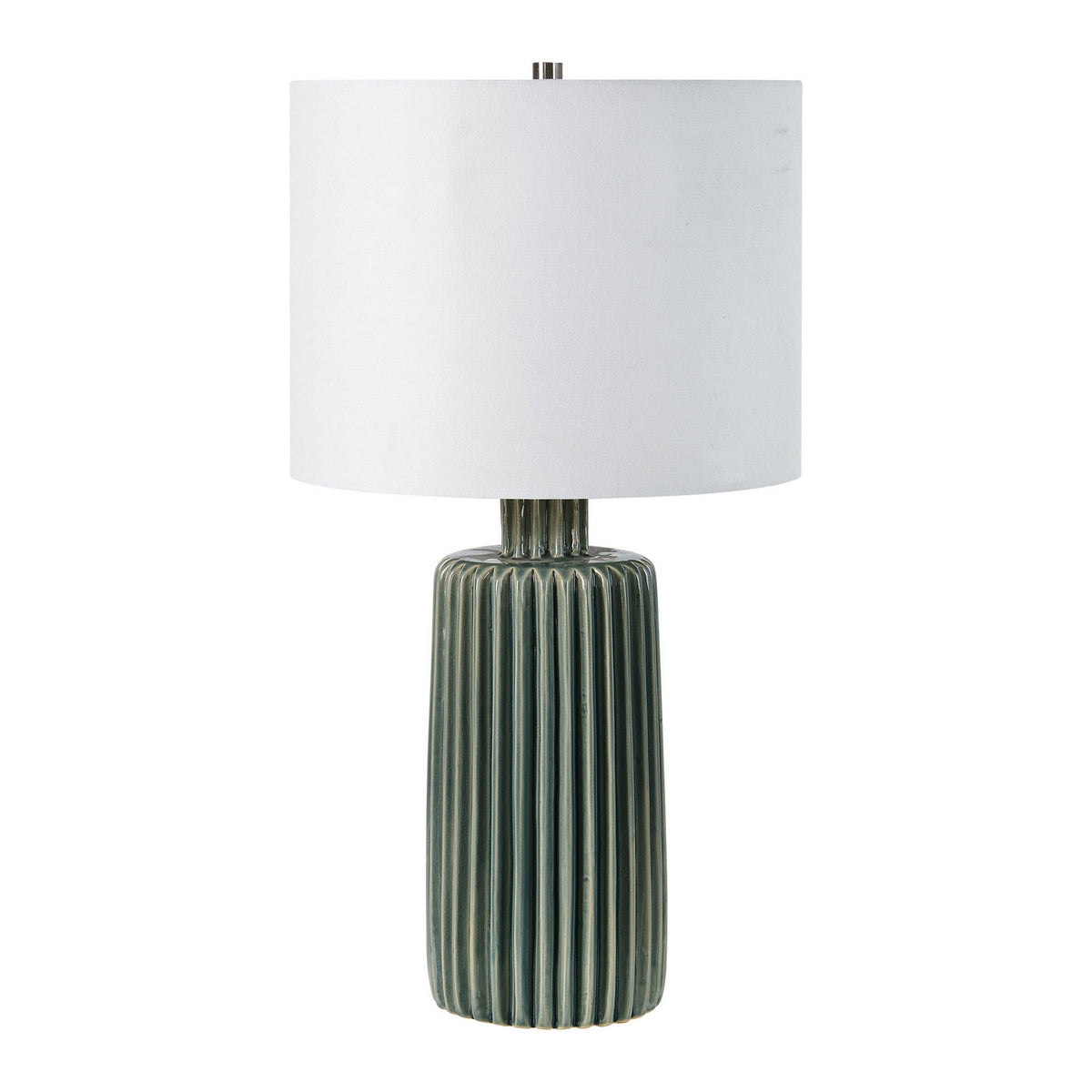 Roza One Light Table Lamp in Olive