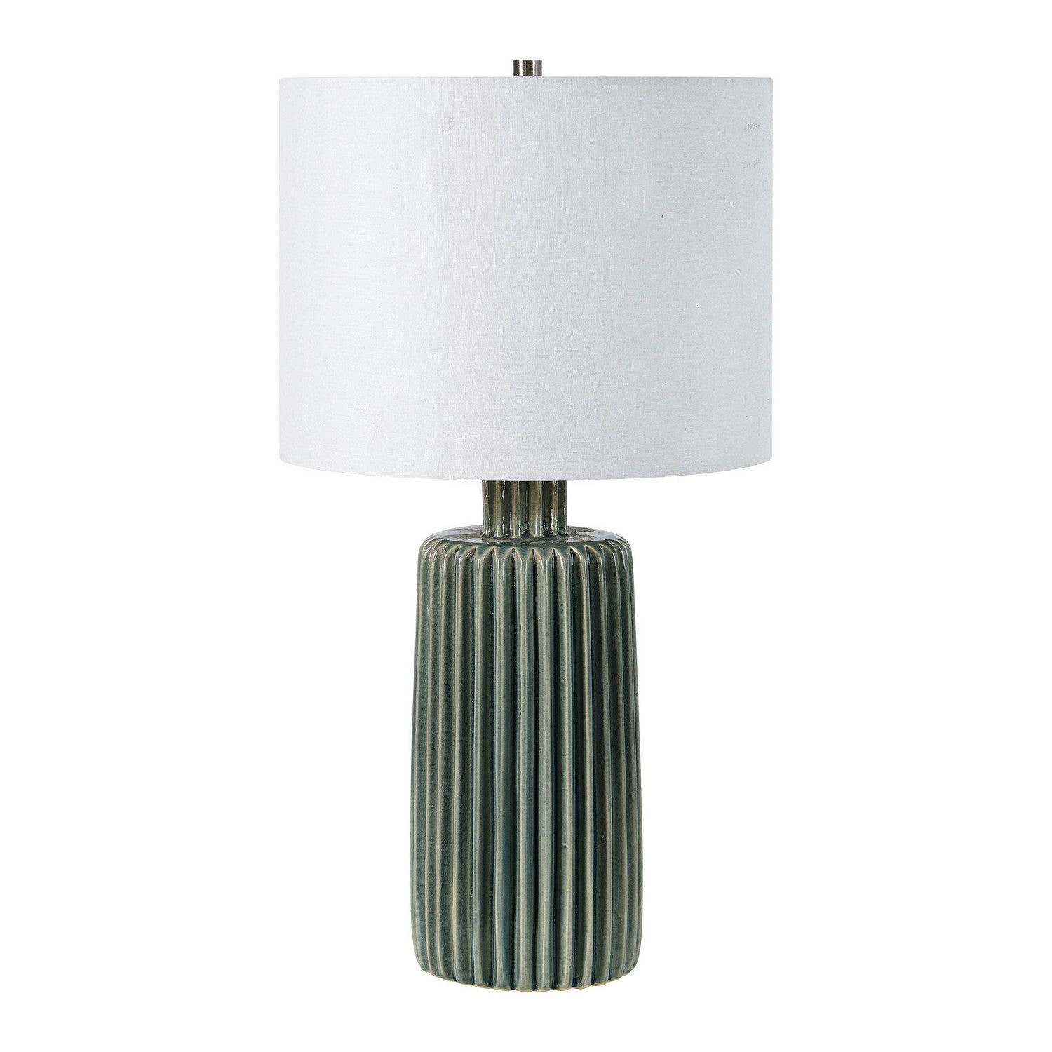 Roza One Light Table Lamp in Olive