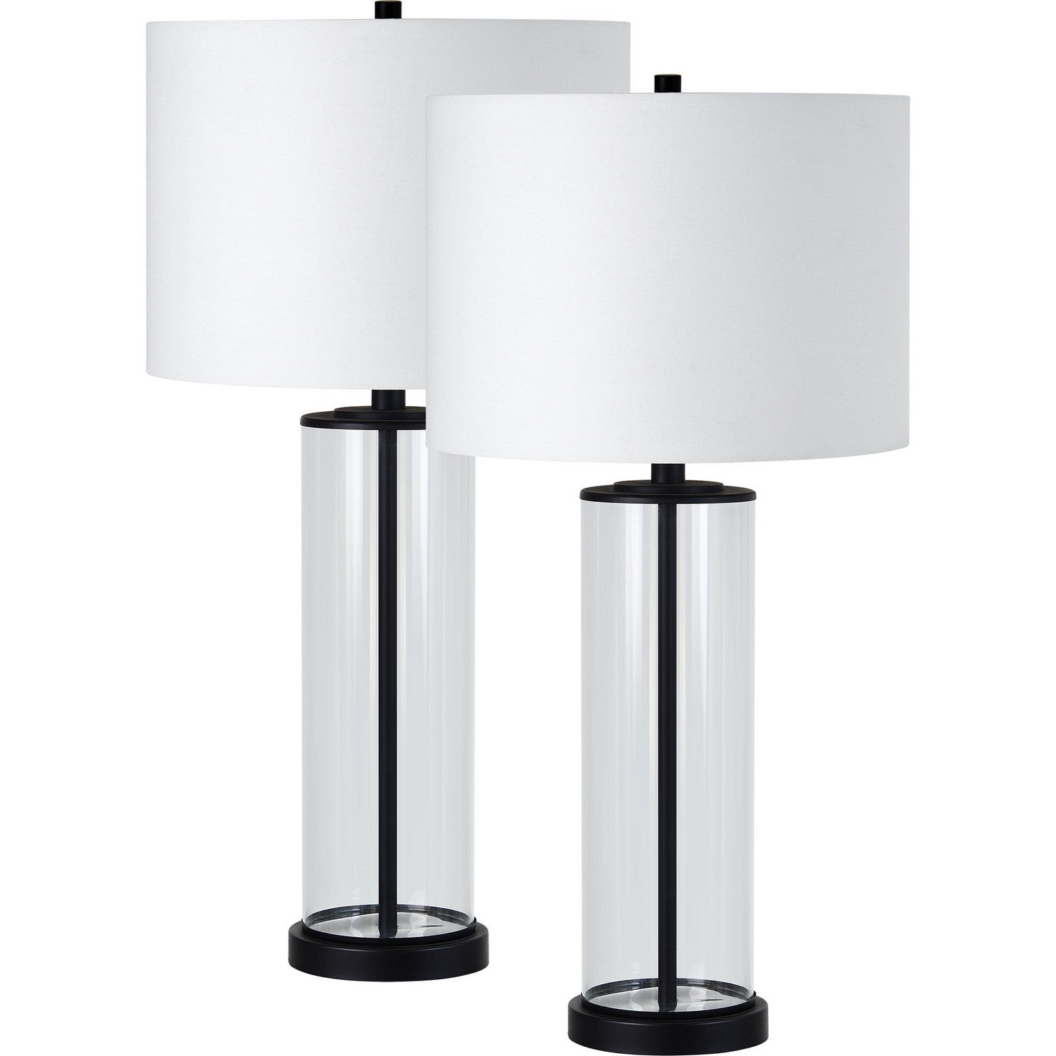 Desdemona Table Lamp- Set in Clear