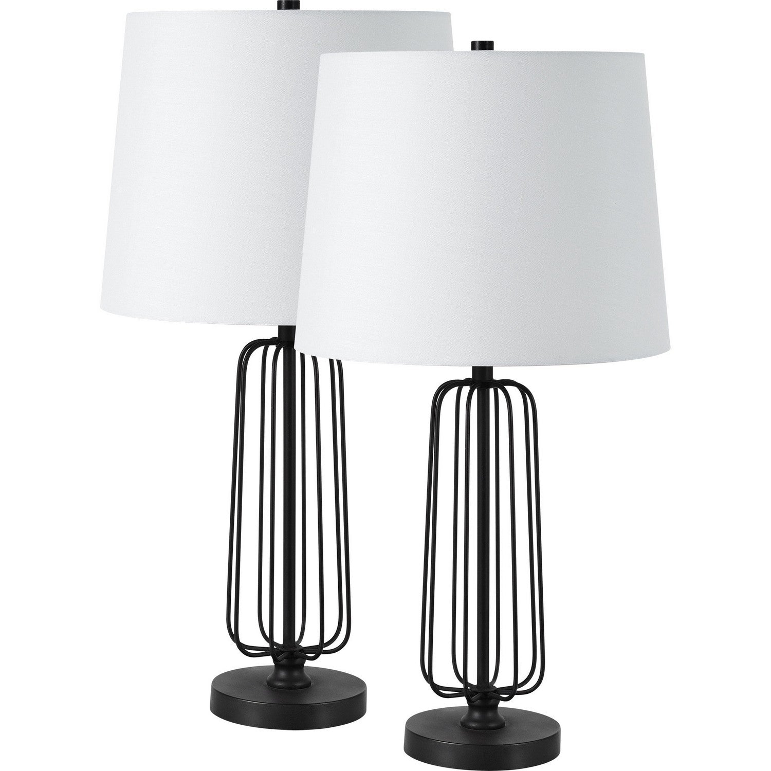 Shadia Table Lamp- Set in Matte Black