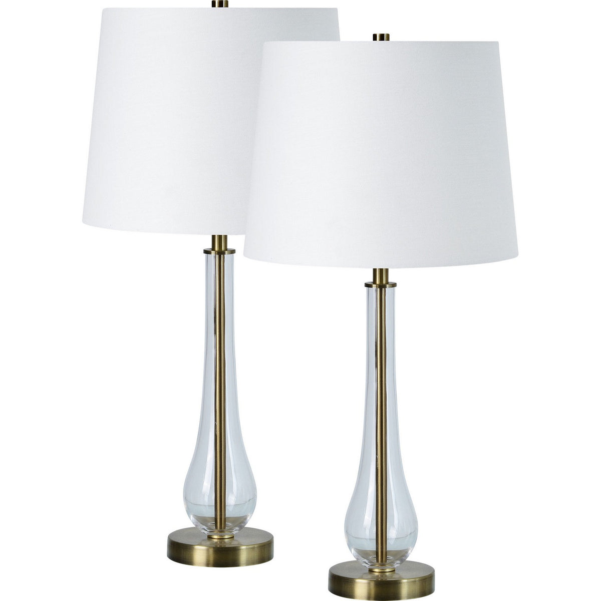 Nabi Table Lamp- Set in Clear