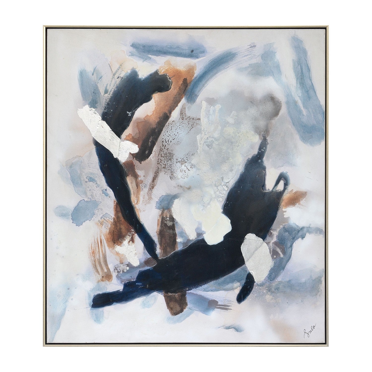 Tableau en toile Antofalla couleur champagne