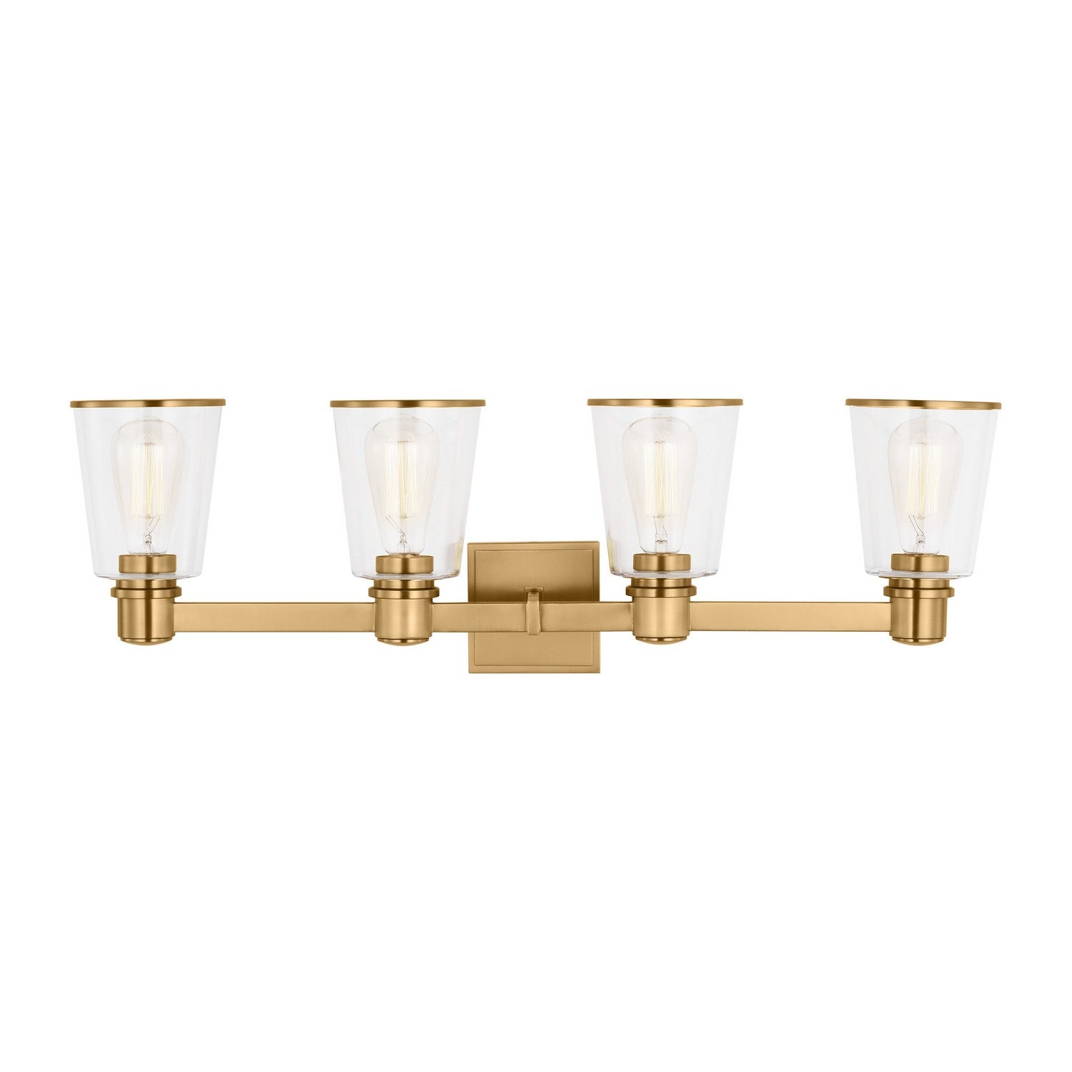Meuble-lavabo Alessa à quatre lumières