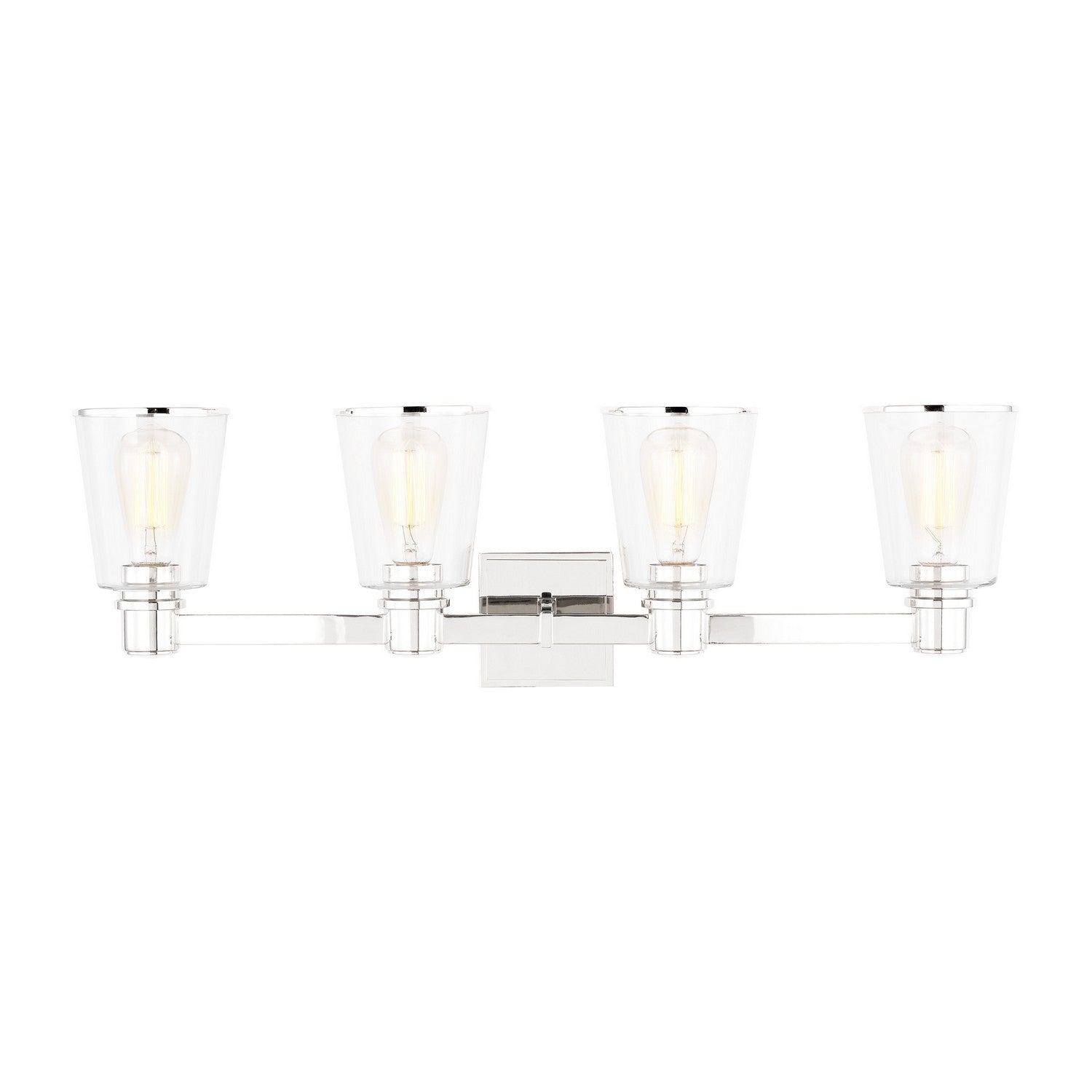 Meuble-lavabo Alessa à quatre lumières