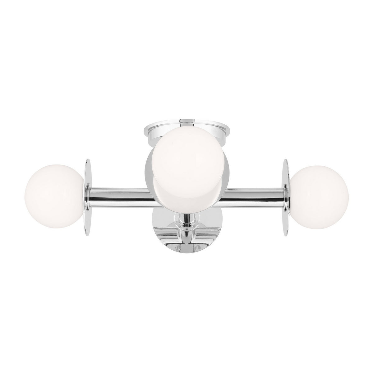 Plafonnier semi-encastré Nodes à quatre lumières