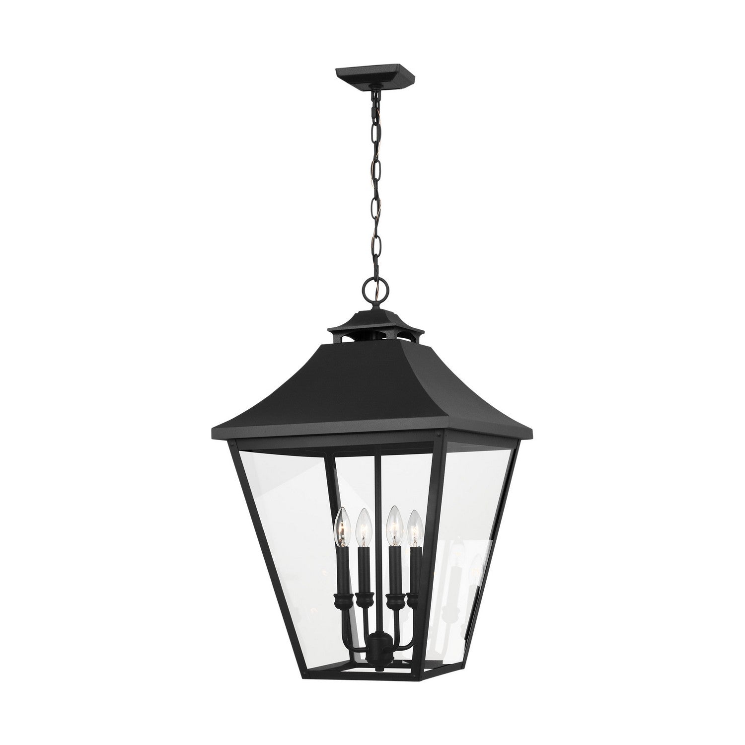 Suspension extérieure Galena à quatre lumières