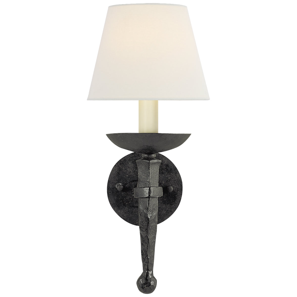 Iron Torch One Light Wall Sconce