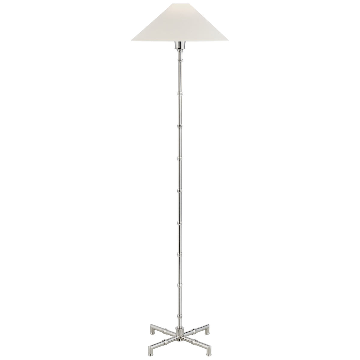 Grenol LED Floor Lamp in Polished Nickel