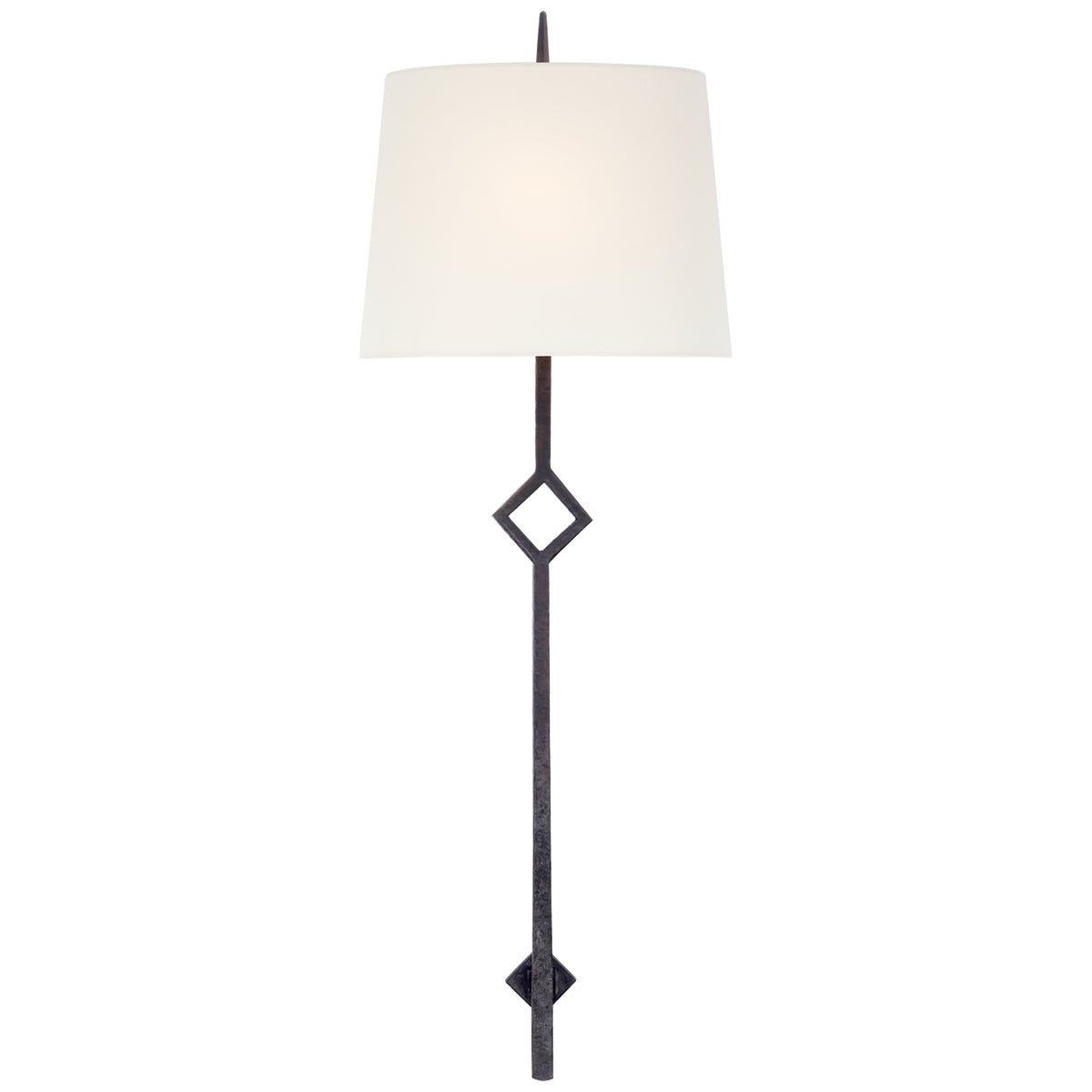 Cranston One Light Wall Sconce in Aged Iron
