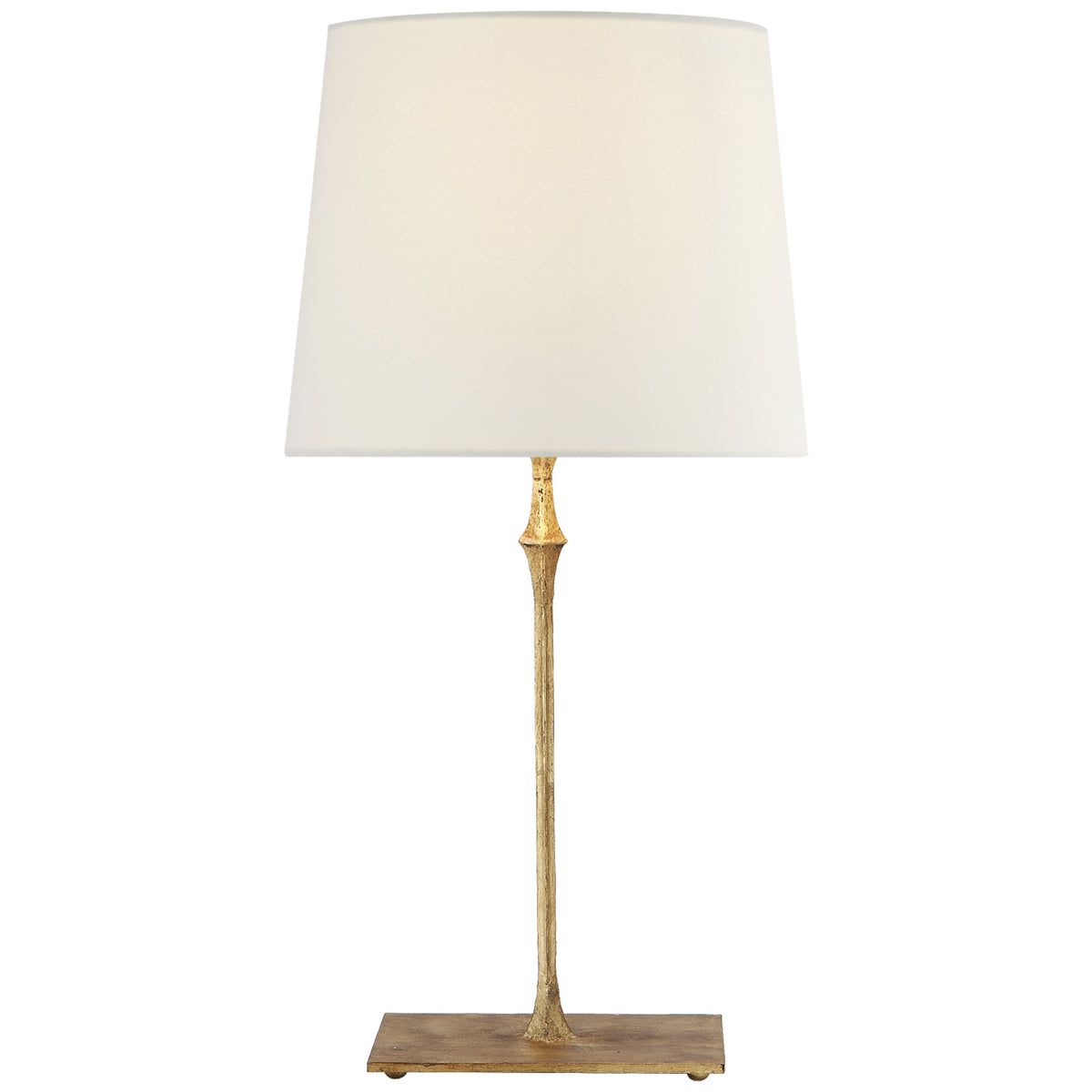 dauphine One Light Bedside Lamp in Gilded Iron