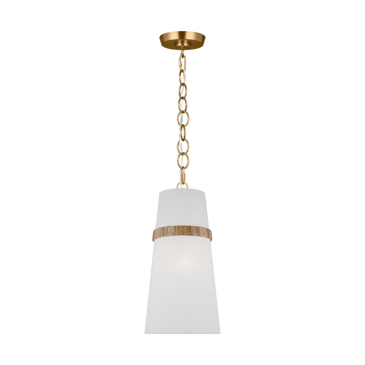 Cordtlandt One Light Pendant in rattan