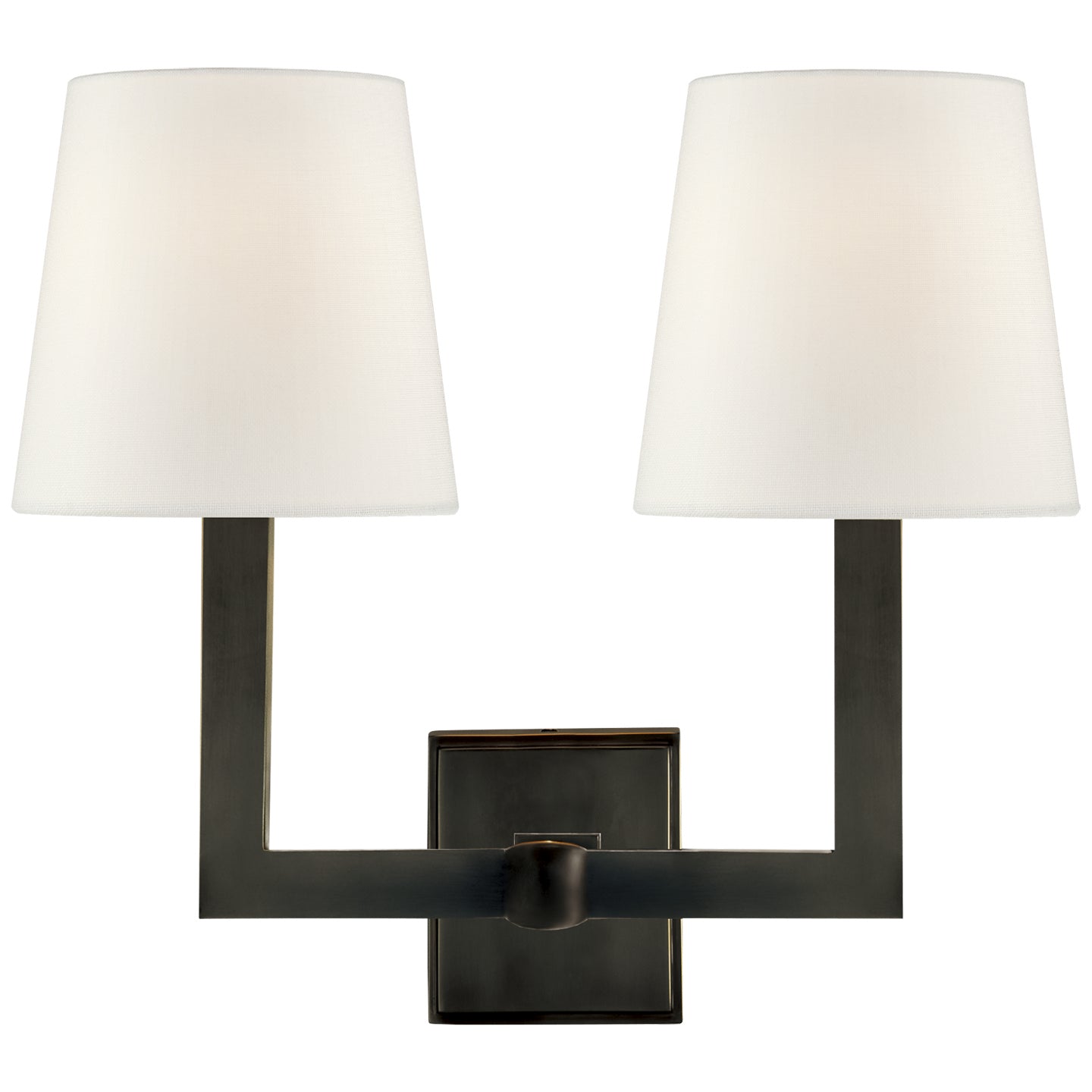 Square Tube Two Light Wall Sconce