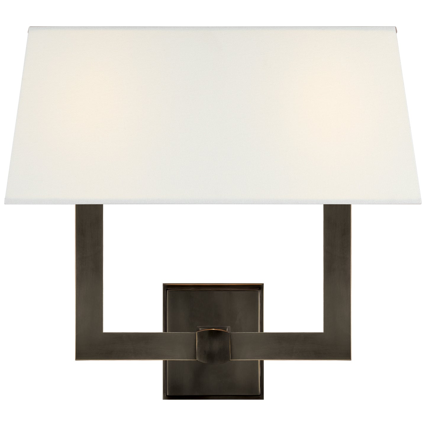 Square Tube Two Light Wall Sconce