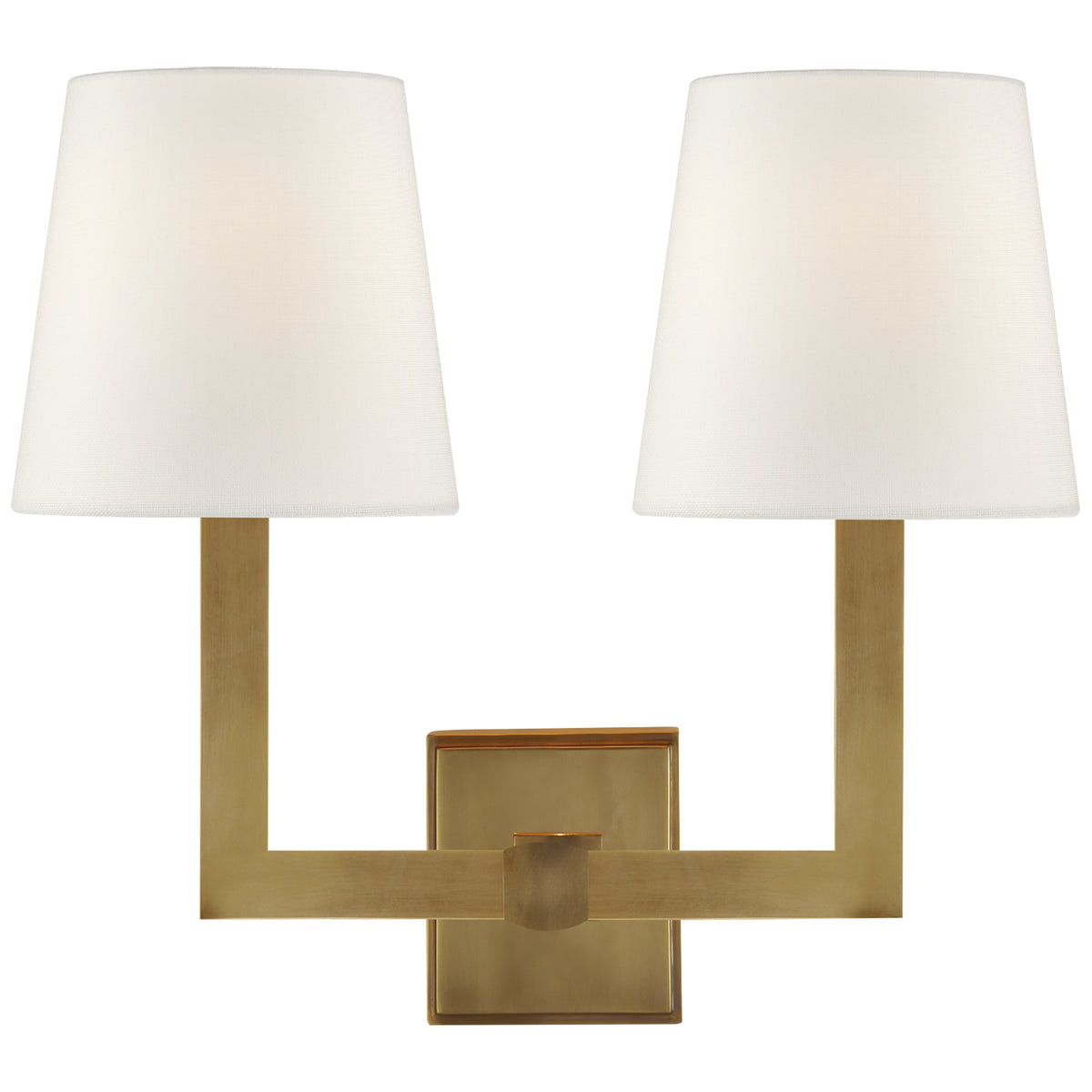 Square Tube Two Light Wall Sconce