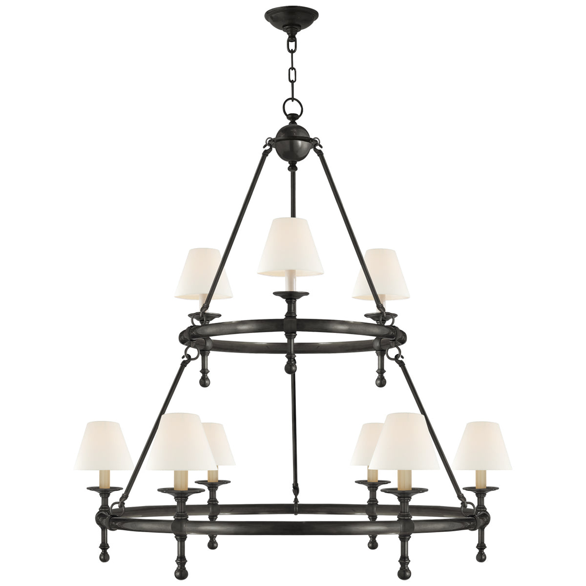 Classic Nine Light Chandelier