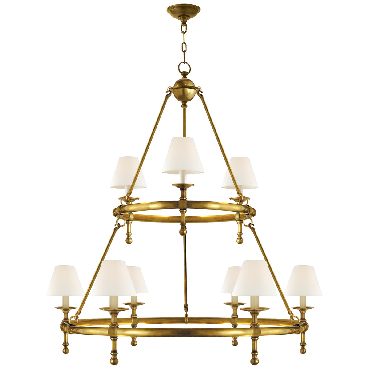 Classic Nine Light Chandelier