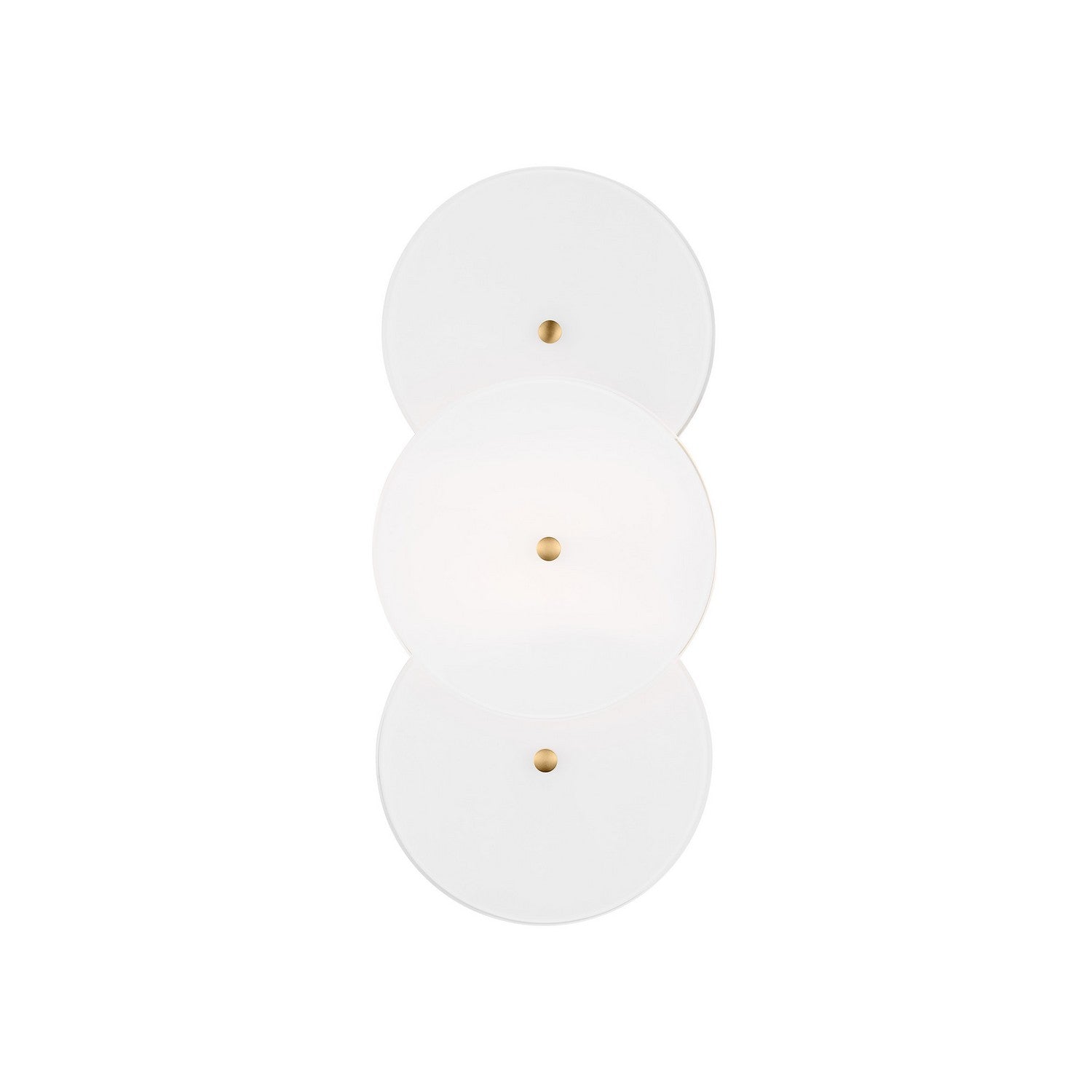 Emery Two Light Wall Sconce in Burnished Brass