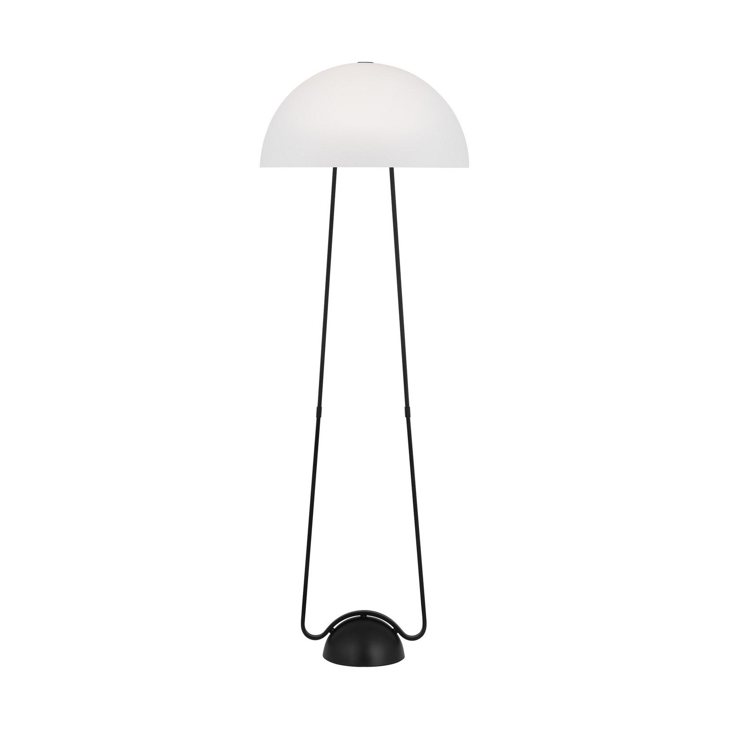 Lampadaire Nido One Light en noir minuit