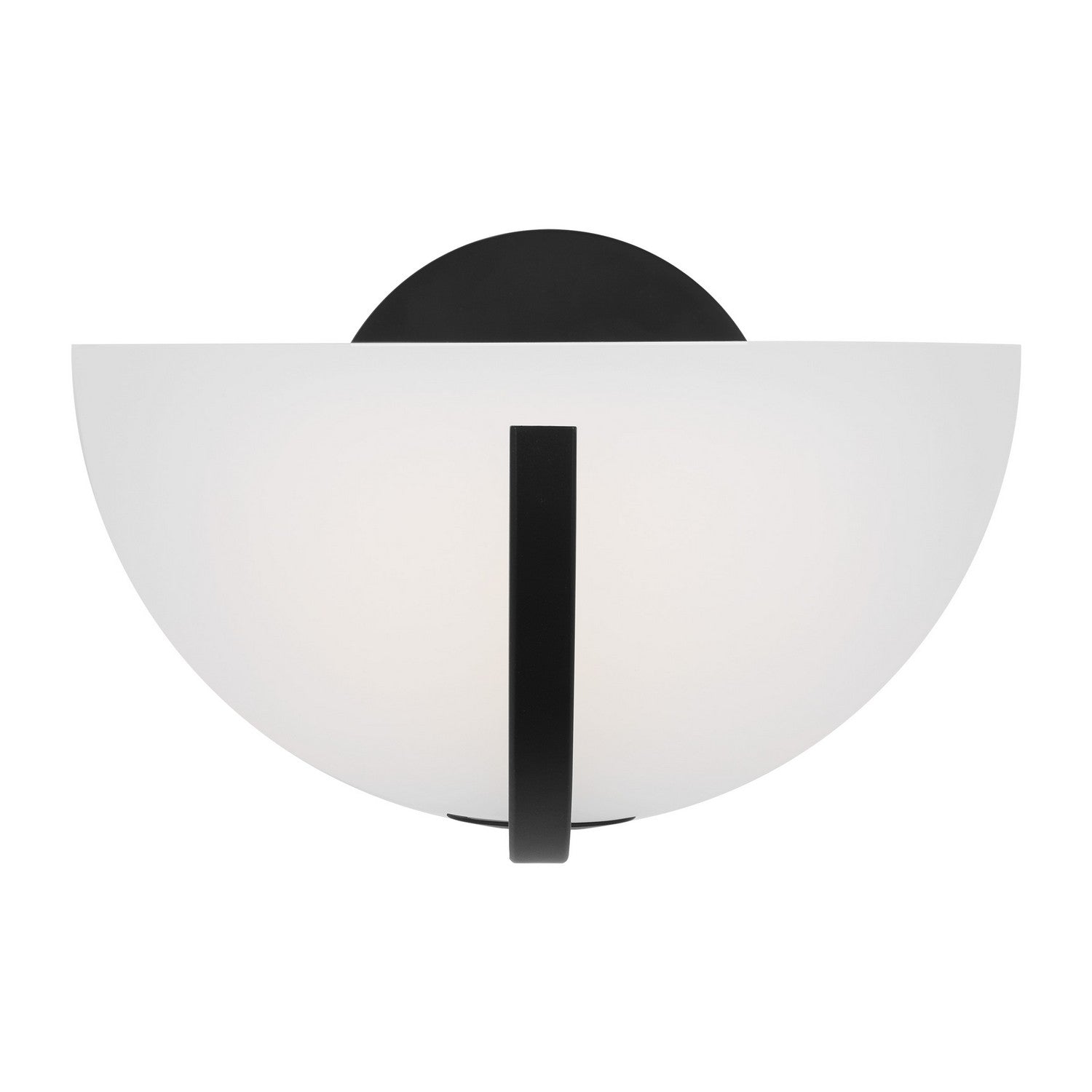 Nido One Light Wall Sconce in Midnight Black