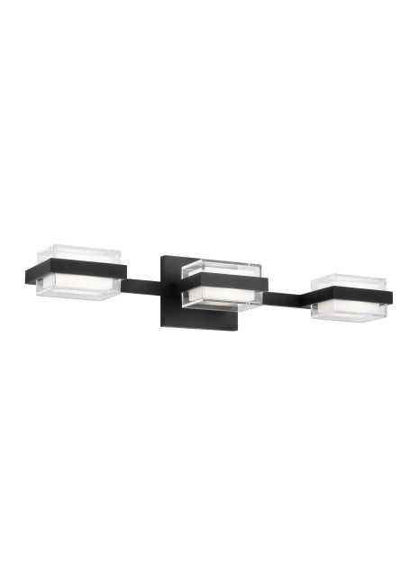 Kamden LED Bath Vanity in Nightshade Black
