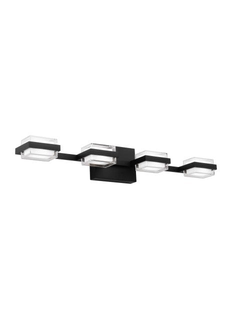 Kamden LED Bath Vanity in Nightshade Black