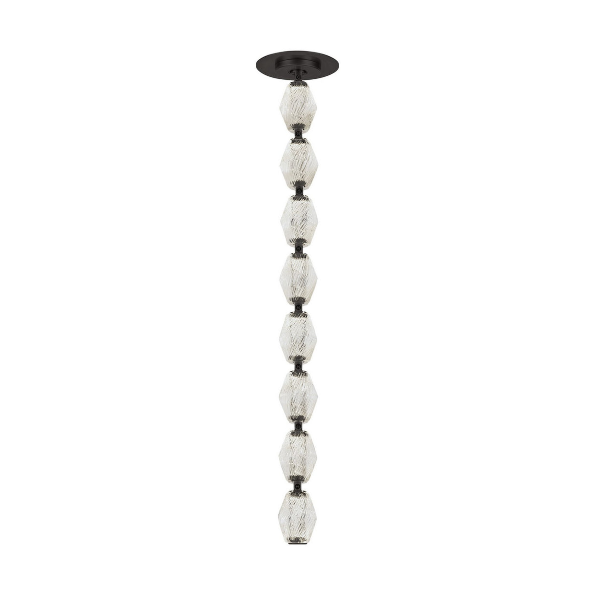 Collier LED Pendant in Dark Bronze