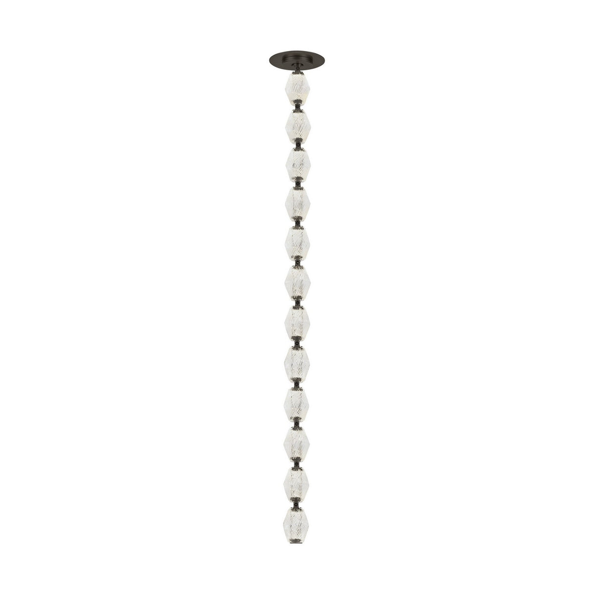 Collier LED Pendant in Dark Bronze