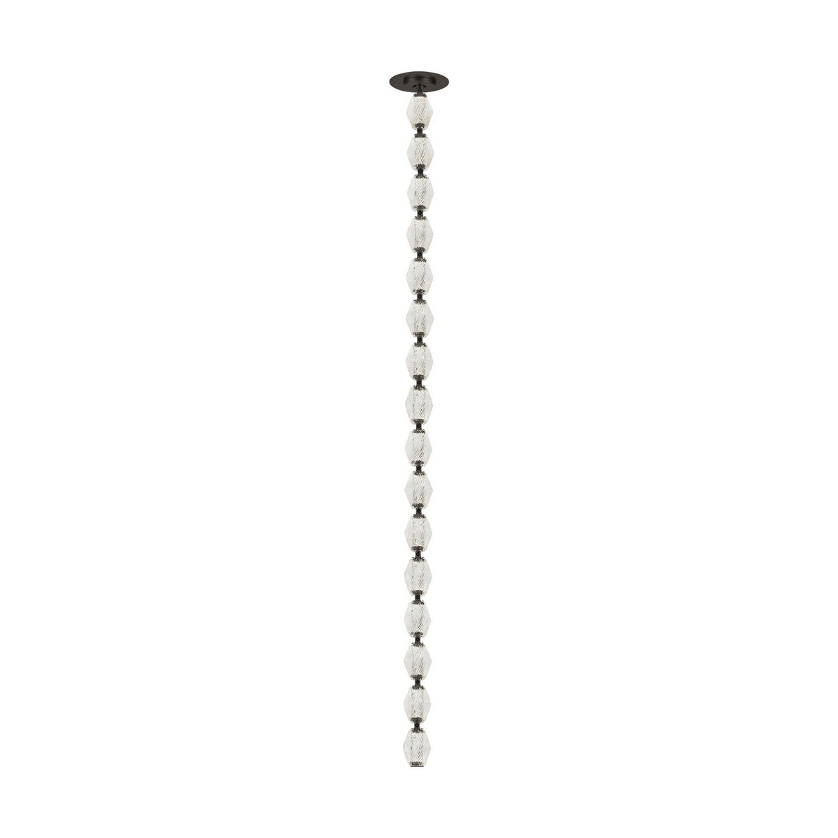 Collier LED Pendant in Dark Bronze