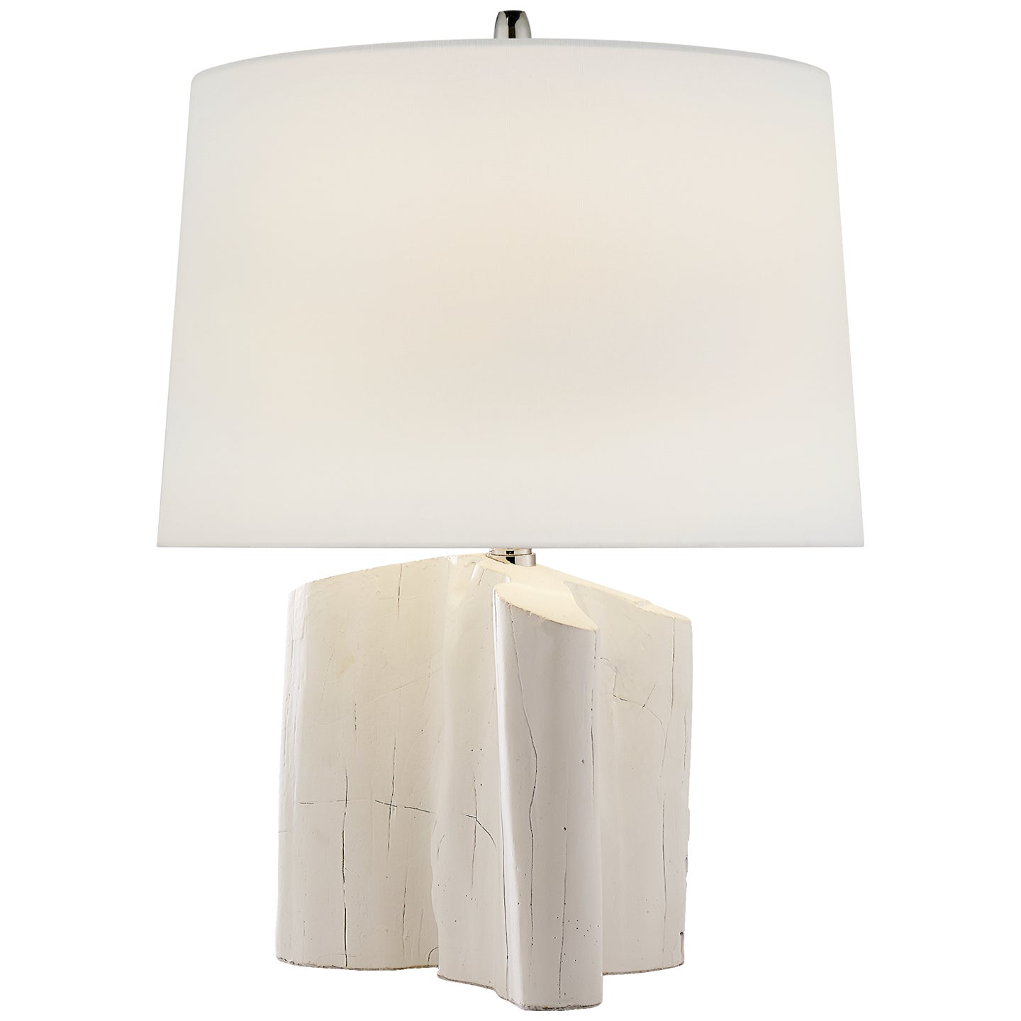 Carmel One Light Table Lamp in Plaster White