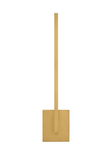 Klee LED Wall Sconce in Natural Brass