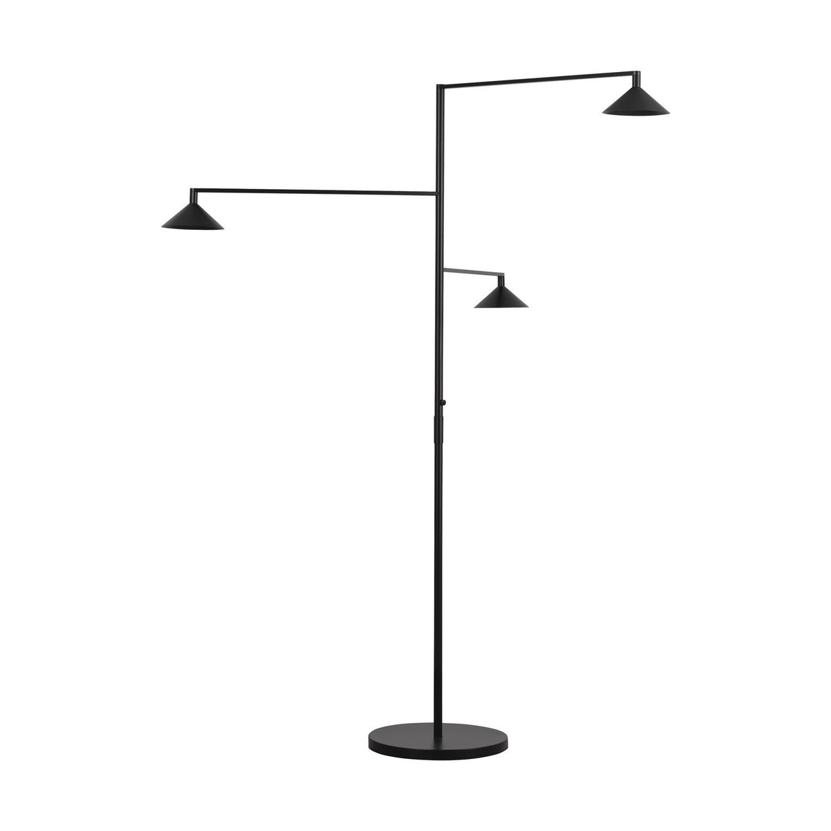 Mill LED Outdoor Floor Lamp in Black