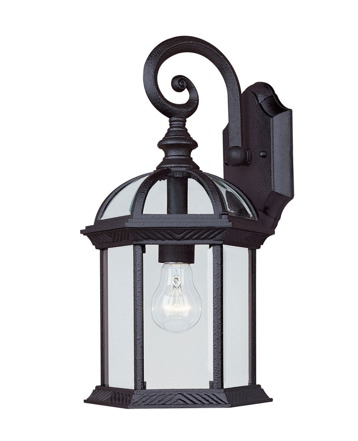 Kensington One Light Wall Mount in Textured Black