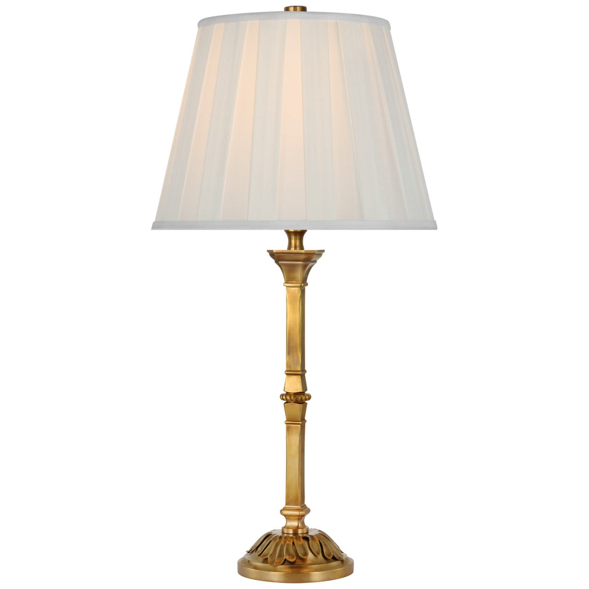 Lampe de table LED Doris en laiton naturel