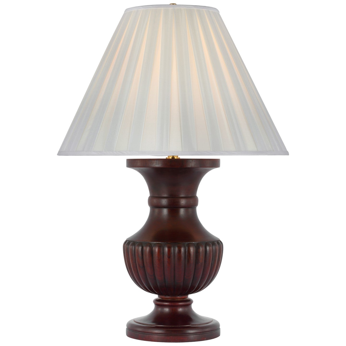 Lampe de table LED Tisdale en acajou
