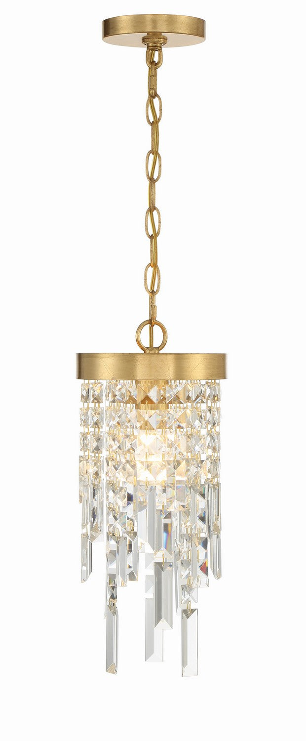 Winfield One Light Pendant in Antique Gold