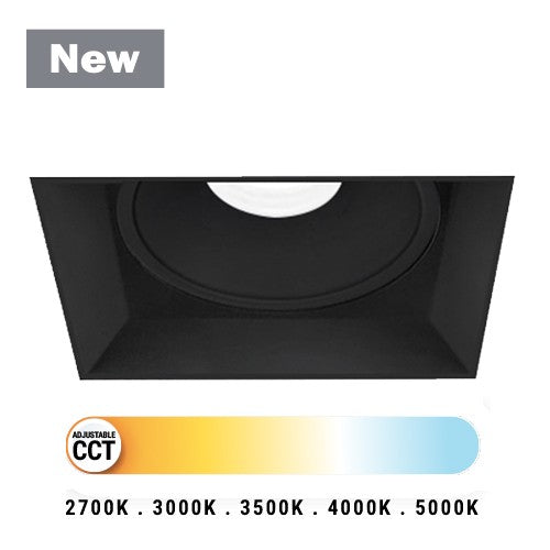 MIDWAY 2 REC SQ TMLS DN BK in Black