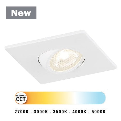 Midway LED Recessed Fixture in White
