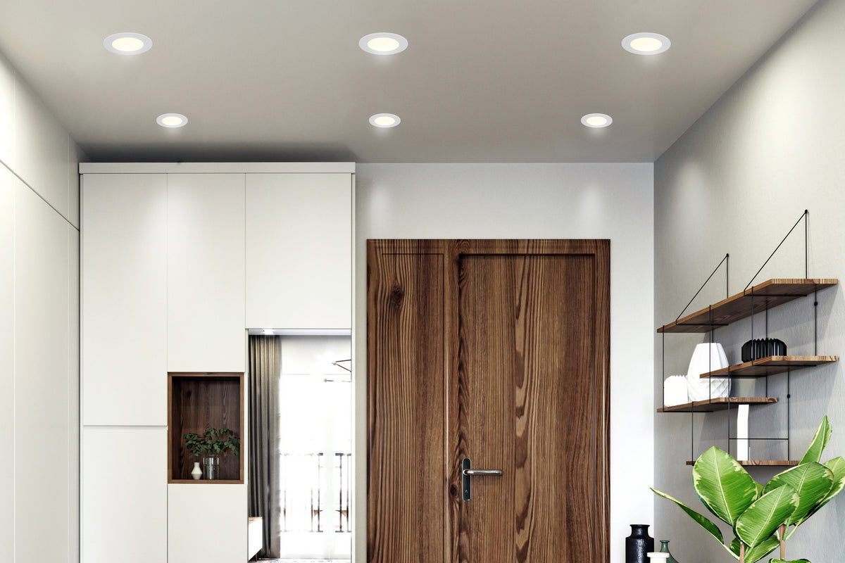 Midway LED Recessed Fixture in White