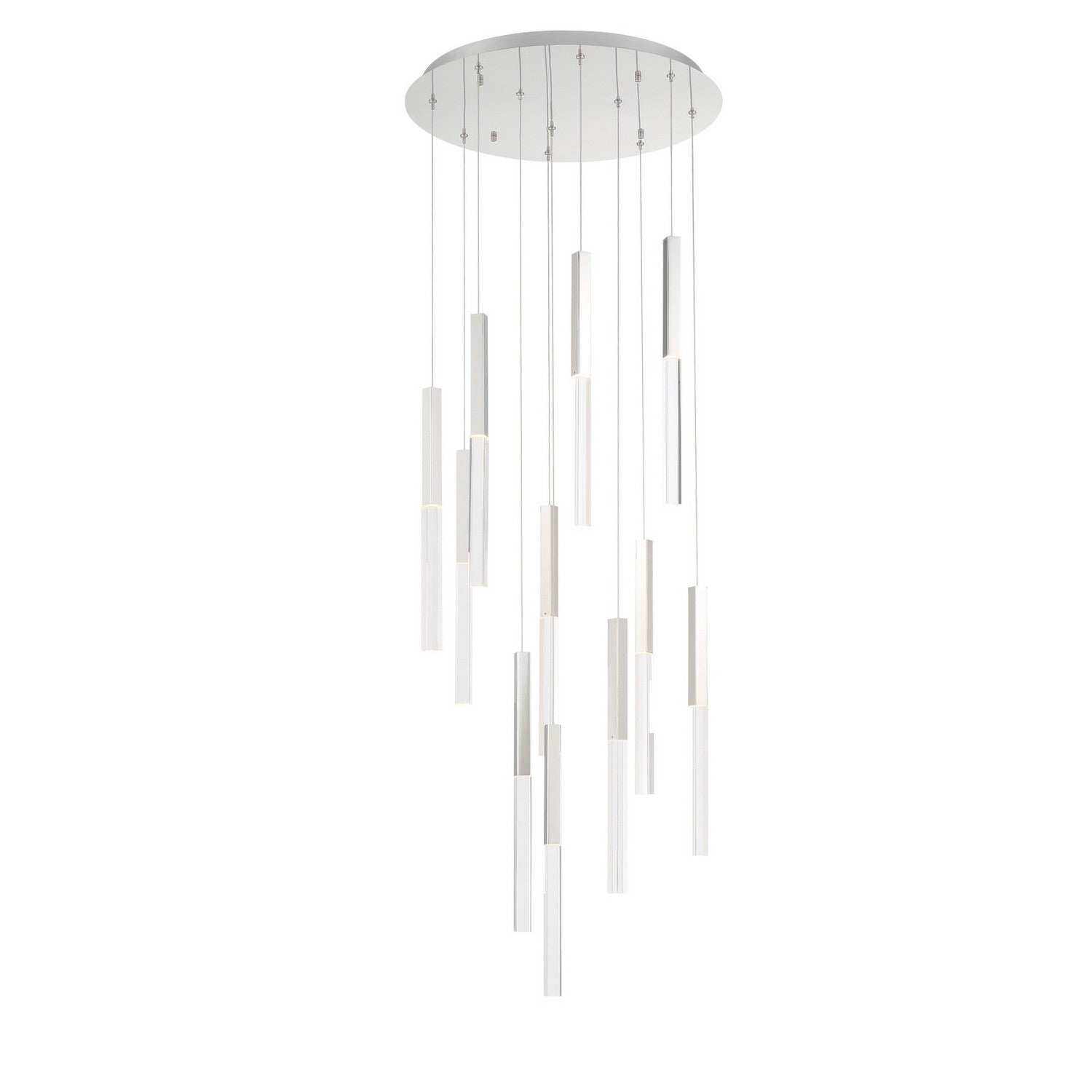BENICIO -CHD-11LT-22IN-PN-CL in Polished Nickel