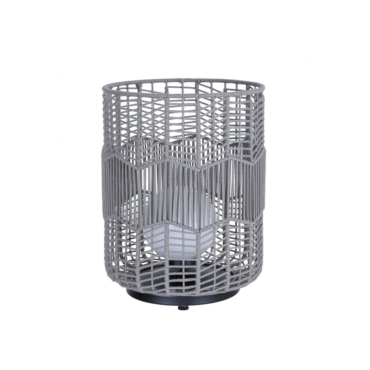 Wallis One Light Outdoor Portable Lamp in Matte Black