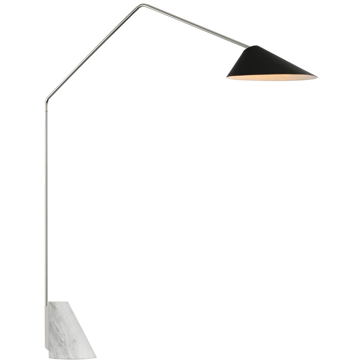Lorna LED Floor Lamp in Polished Nickel