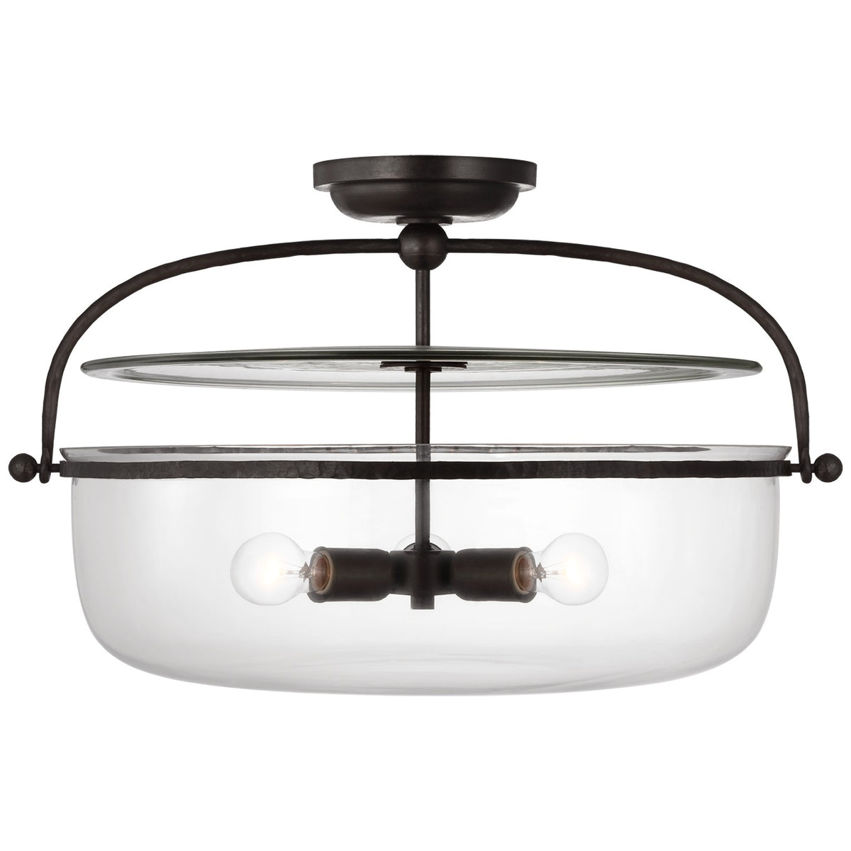 Lorford 28" Semi-Flush Mount
